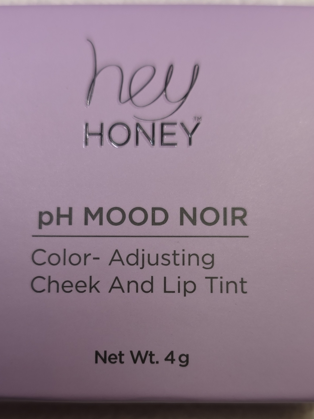 hey HONEY pH Mood Noir Color-Adjusting Cheek & Lip Tint - Lavender Pink